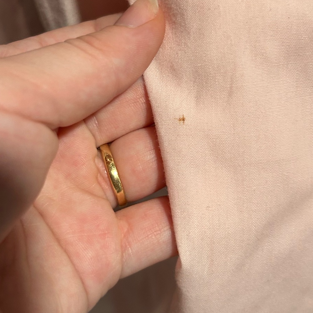 Pink Vintage A-Line Tea Length Collared Button Up Dress with Gray Ribbon Belt - Picture 6 of 8